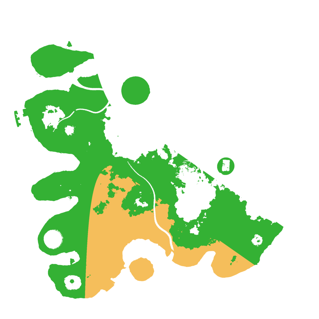 Biome Rust Map: Procedural Map, Size: 3000, Seed: 695613173