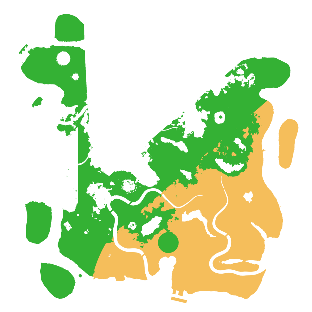 Biome Rust Map: Procedural Map, Size: 4000, Seed: 1040452717