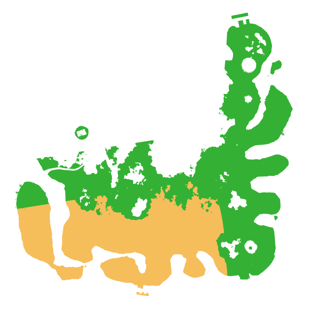 Biome Rust Map: Procedural Map, Size: 3750, Seed: 1289062804