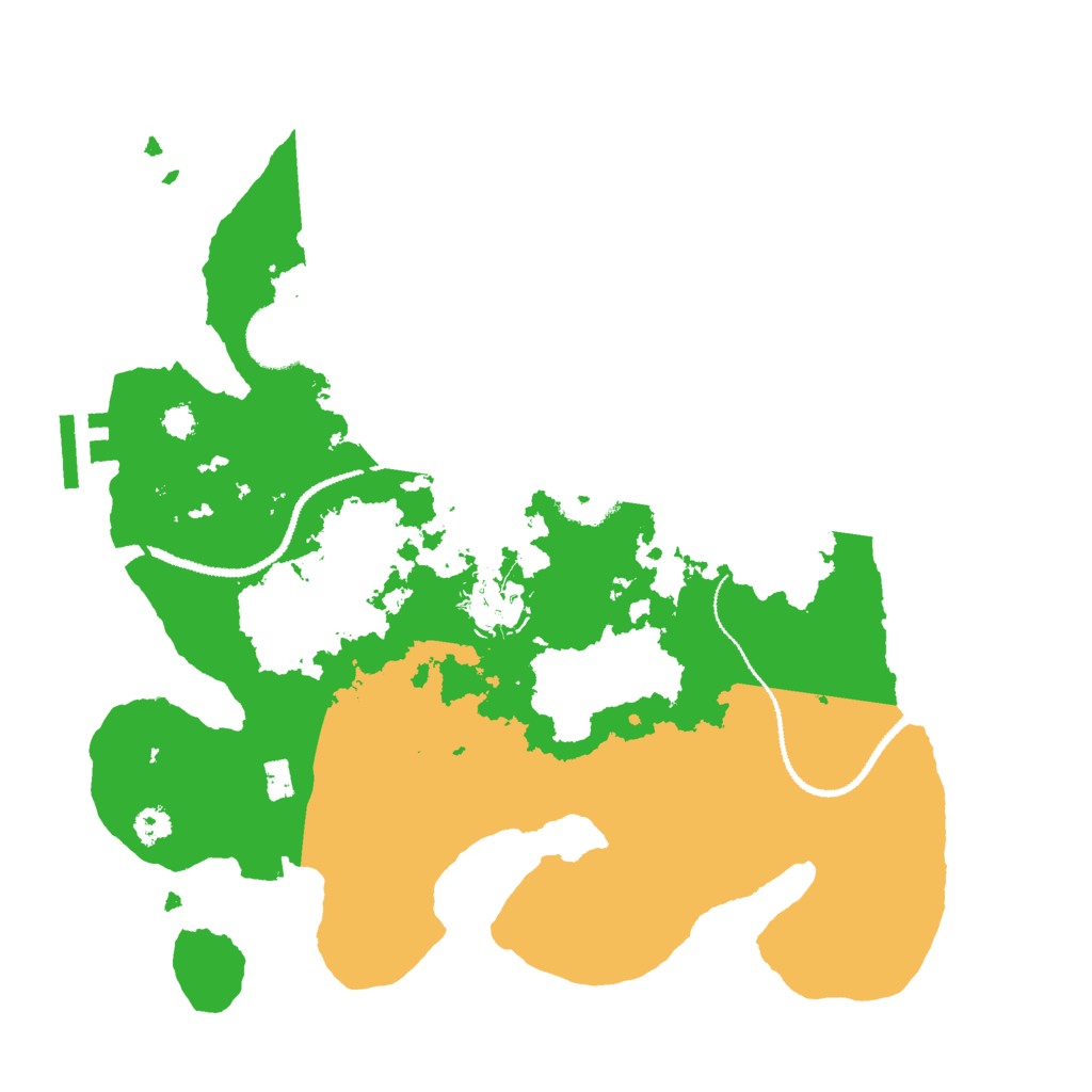 Biome Rust Map: Procedural Map, Size: 3000, Seed: 283918817