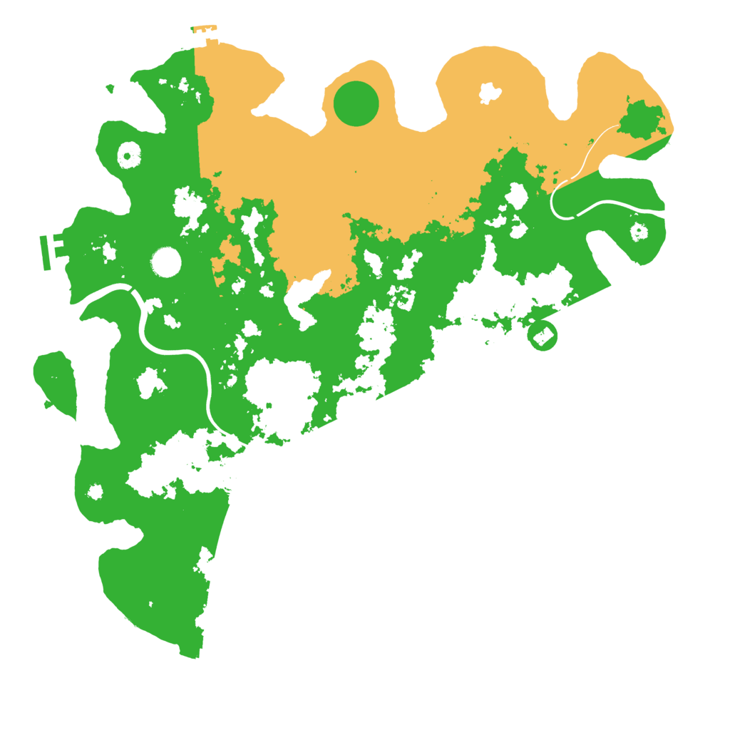 Biome Rust Map: Procedural Map, Size: 4250, Seed: 747452163