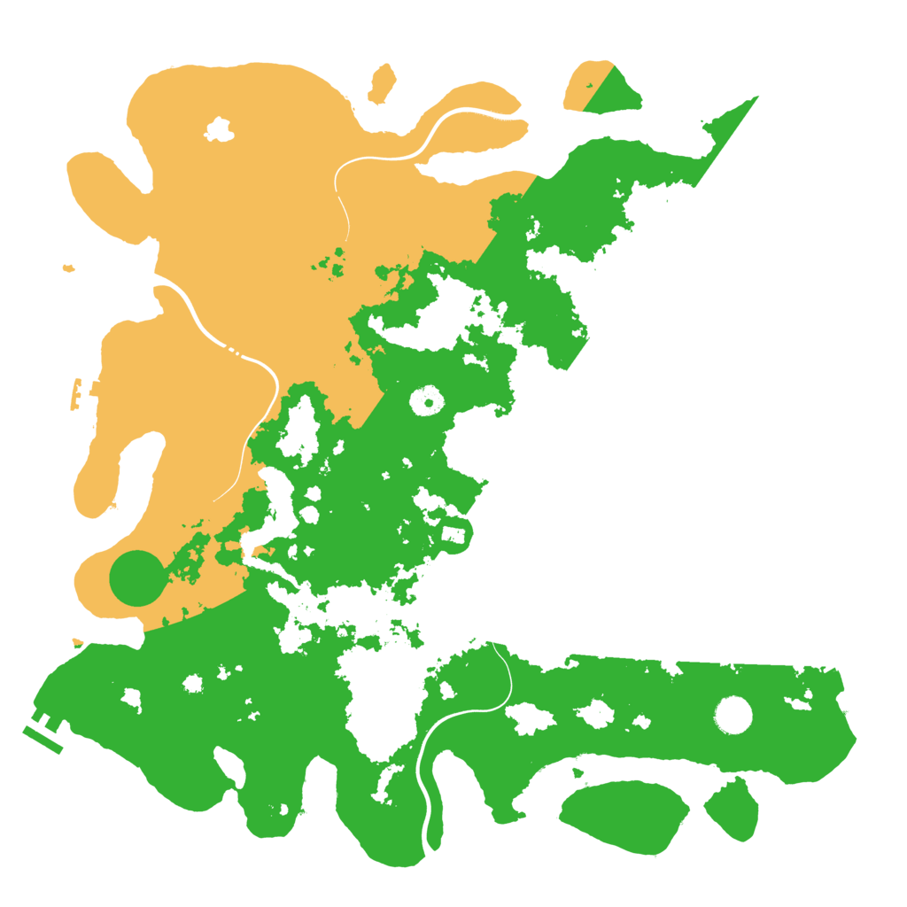 Biome Rust Map: Procedural Map, Size: 4250, Seed: 38927274