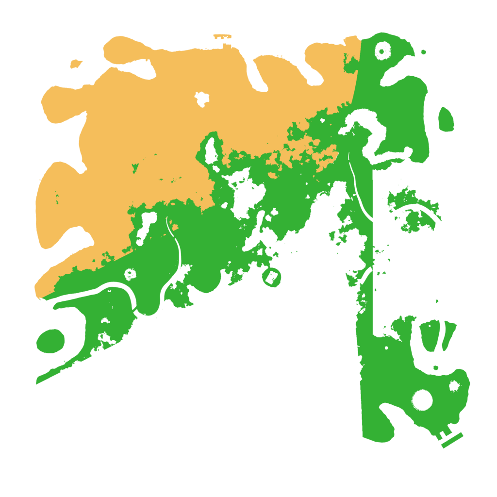 Biome Rust Map: Procedural Map, Size: 4250, Seed: 935729130