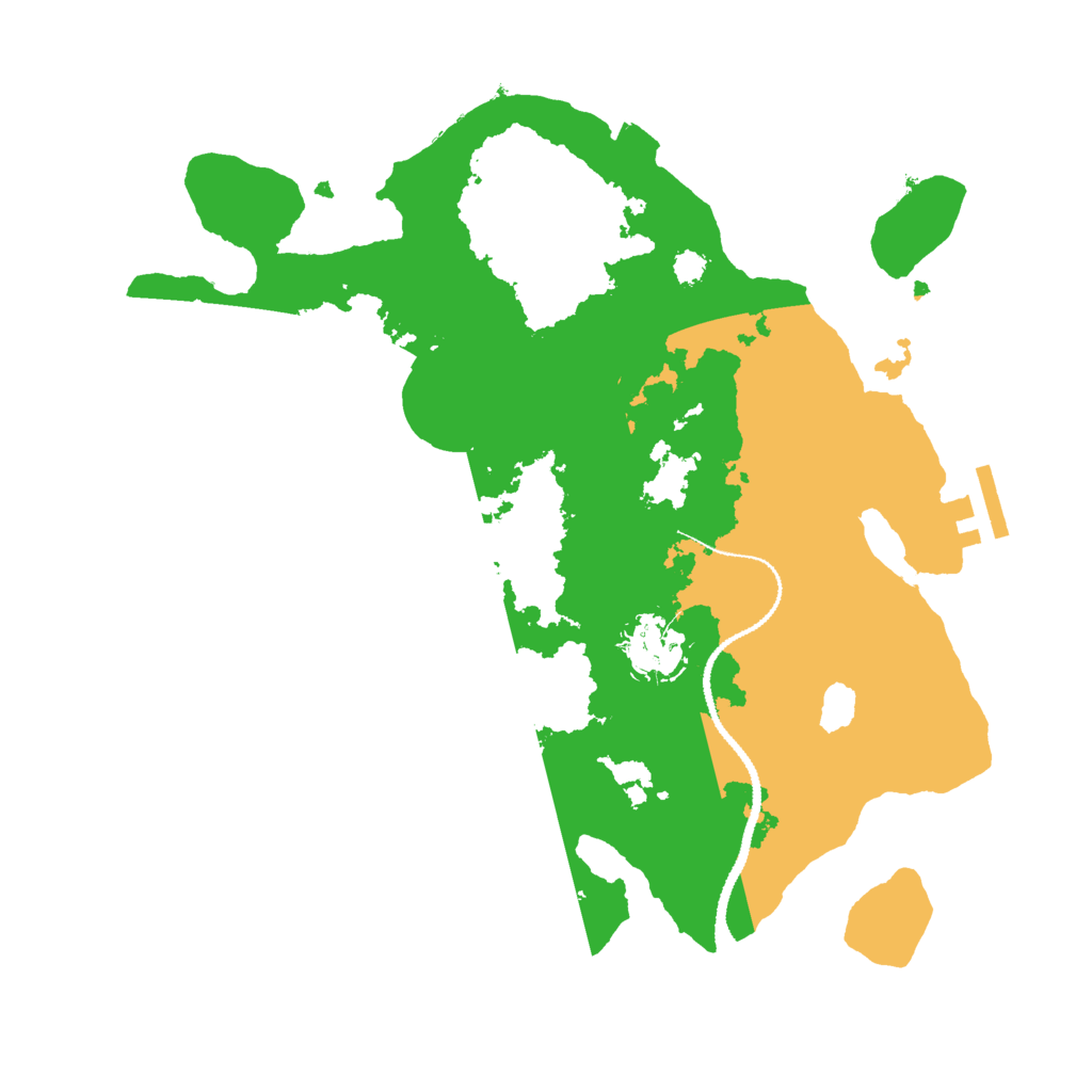 Biome Rust Map: Procedural Map, Size: 3000, Seed: 1661834568
