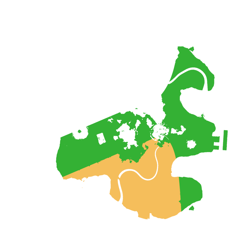 Biome Rust Map: Procedural Map, Size: 2500, Seed: 718194525