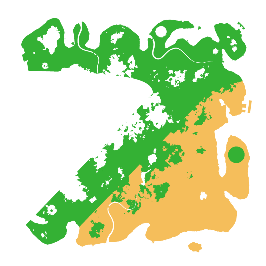 Biome Rust Map: Procedural Map, Size: 4250, Seed: 490378800