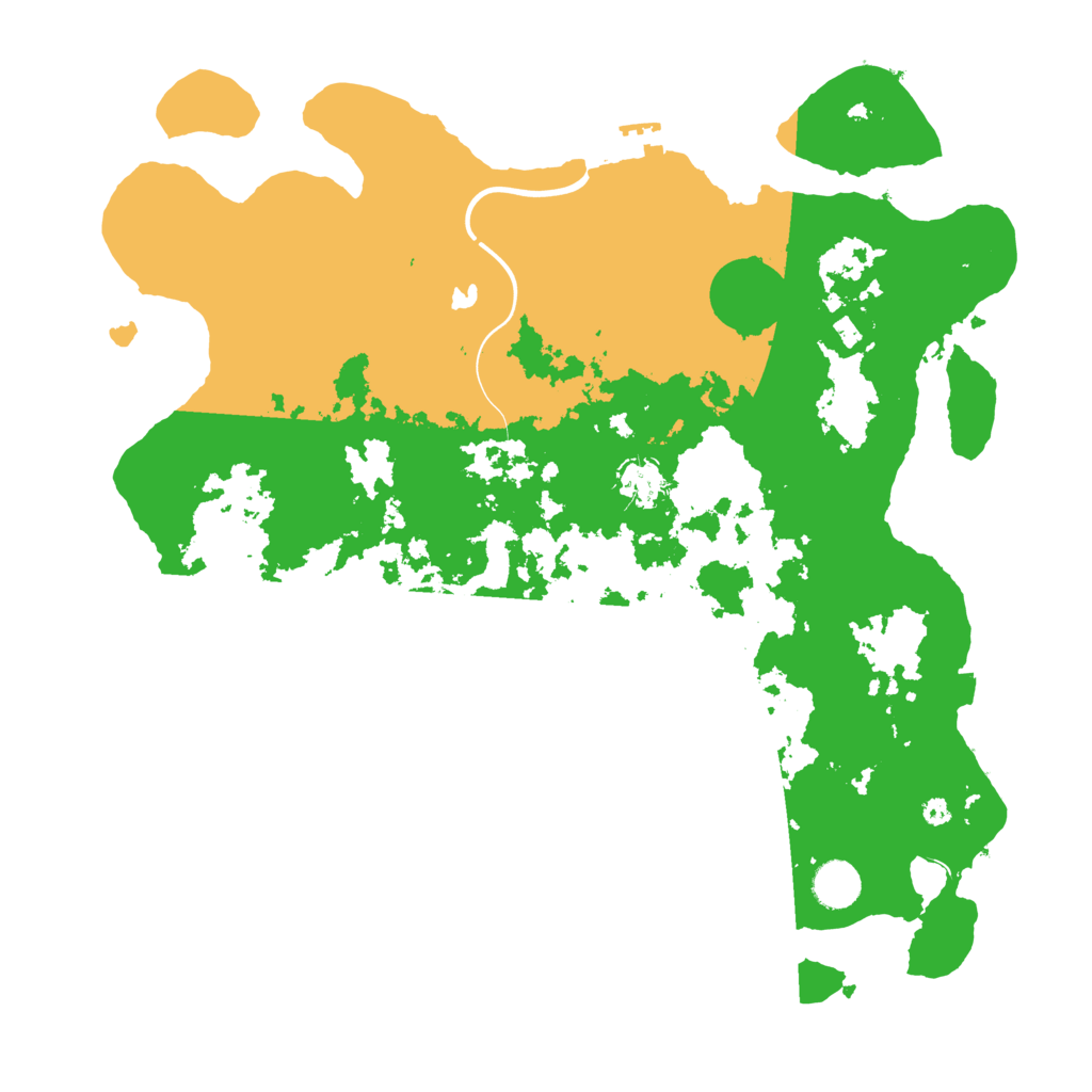 Biome Rust Map: Procedural Map, Size: 4000, Seed: 619949