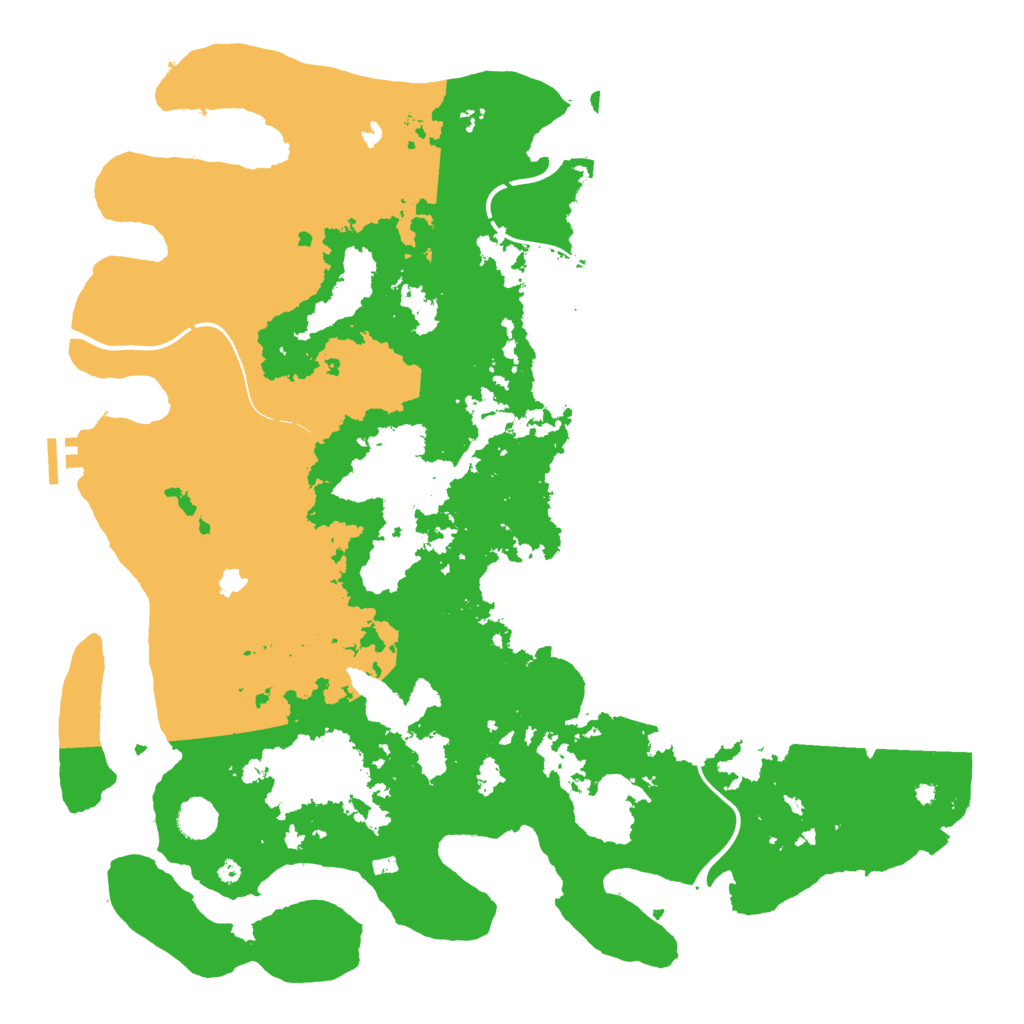 Biome Rust Map: Procedural Map, Size: 4500, Seed: 1849376