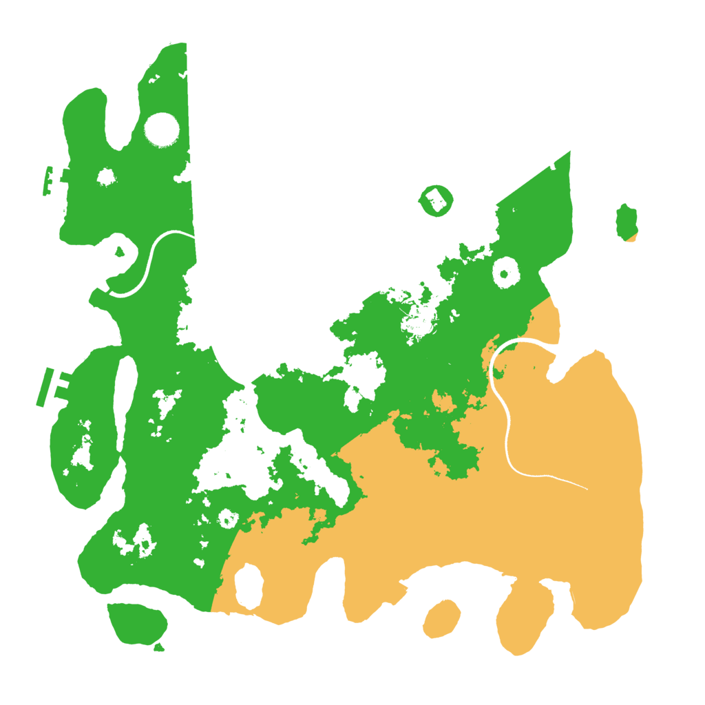 Biome Rust Map: Procedural Map, Size: 3600, Seed: 196399728