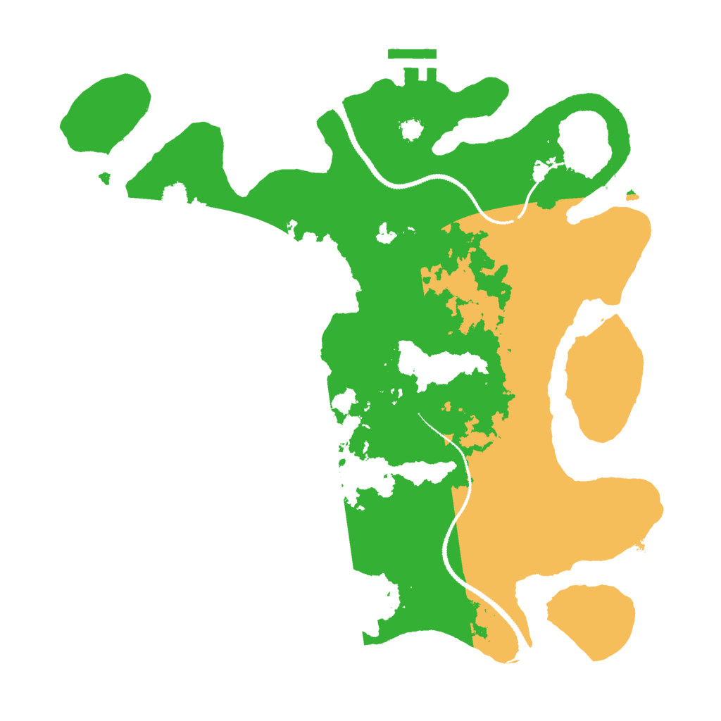 Biome Rust Map: Procedural Map, Size: 3000, Seed: 832373981