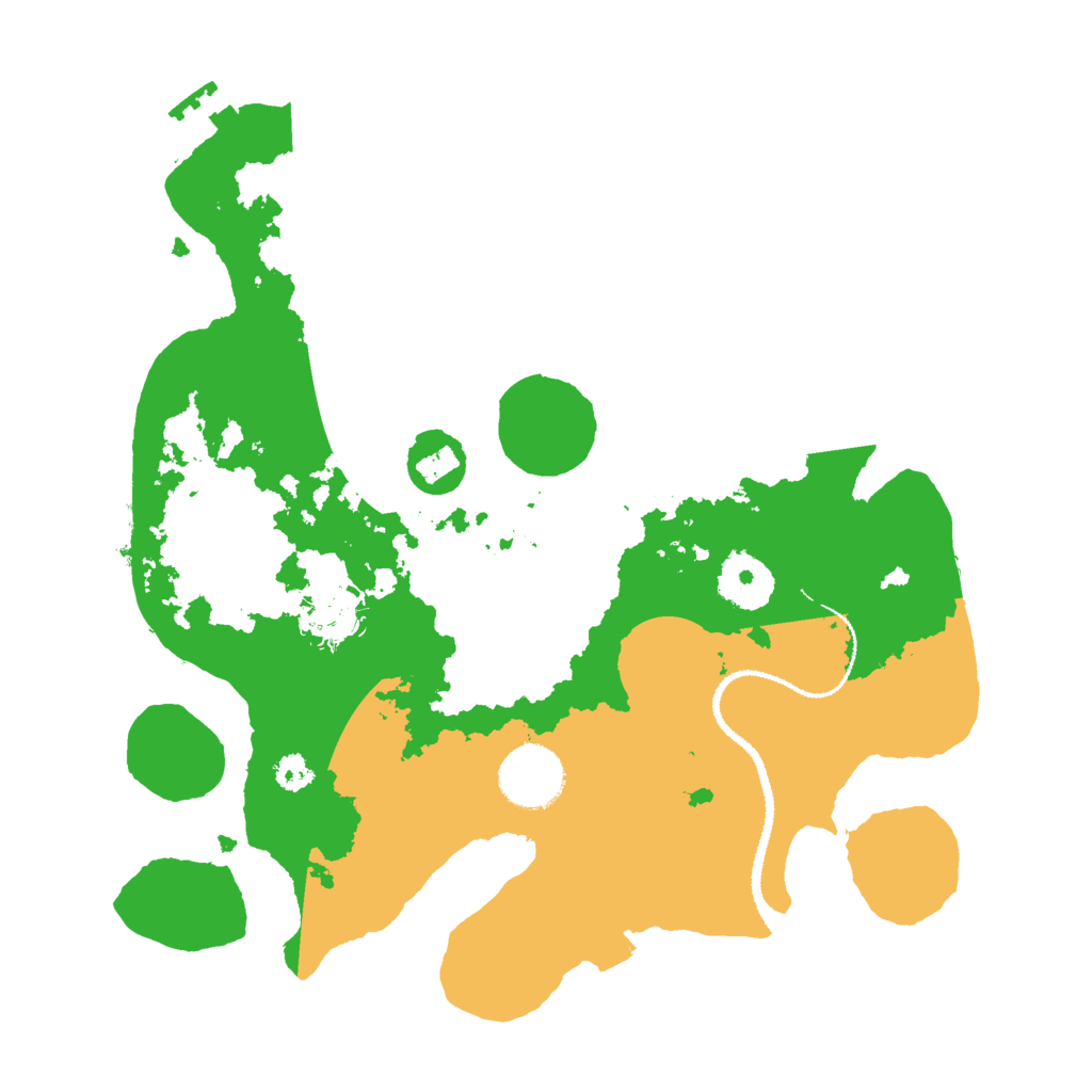 Biome Rust Map: Procedural Map, Size: 3000, Seed: 4171061