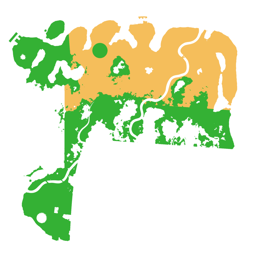 Biome Rust Map: Procedural Map, Size: 4500, Seed: 21607425