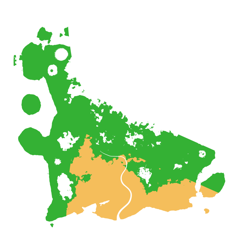 Biome Rust Map: Procedural Map, Size: 3500, Seed: 193213383