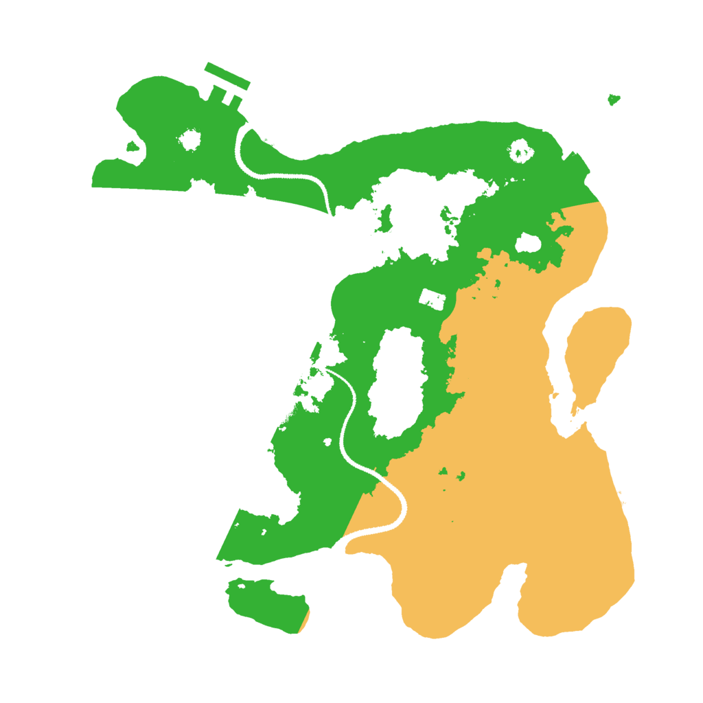 Biome Rust Map: Procedural Map, Size: 3000, Seed: 1300581222