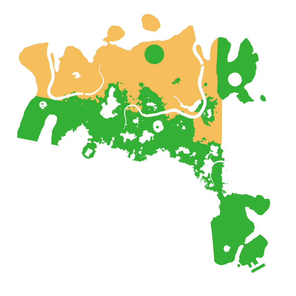 Biome Rust Map: Procedural Map, Size: 4000, Seed: 601445266