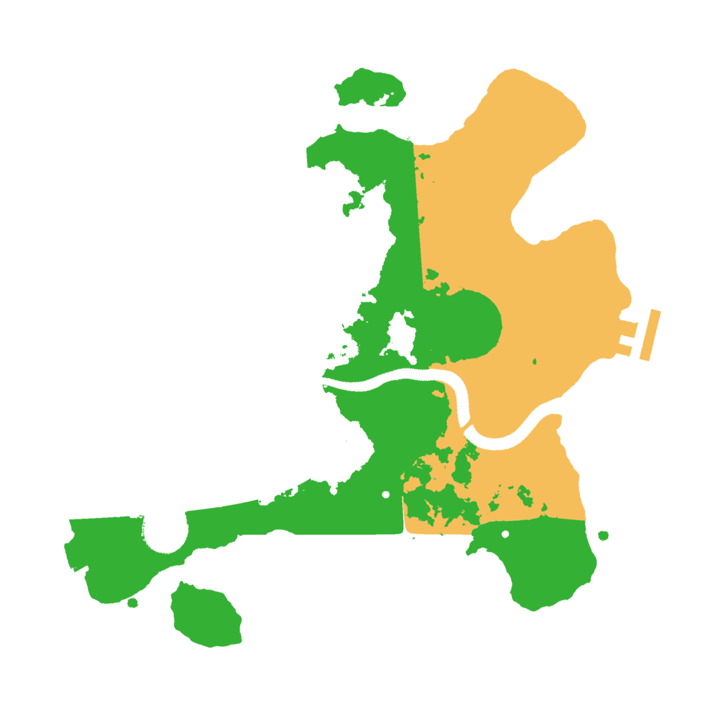Biome Rust Map: Procedural Map, Size: 2800, Seed: 472084286