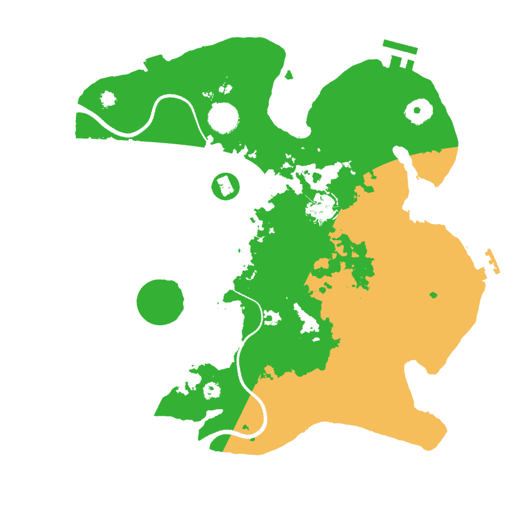 Biome Rust Map: Procedural Map, Size: 3000, Seed: 1997691369