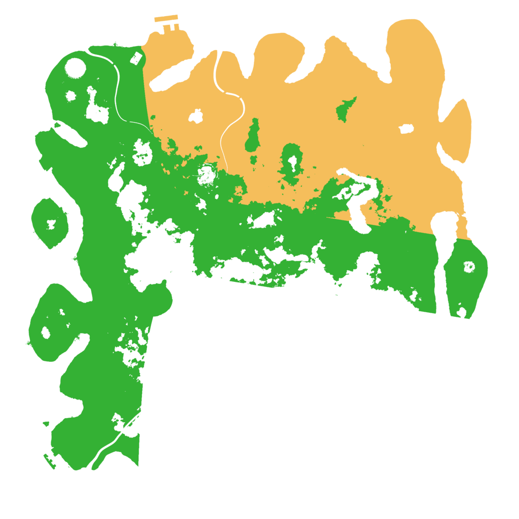 Biome Rust Map: Procedural Map, Size: 4500, Seed: 5211509