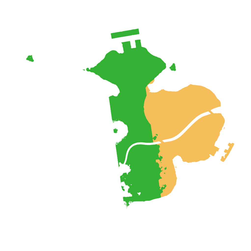 Biome Rust Map: Procedural Map, Size: 1800, Seed: 2067640157