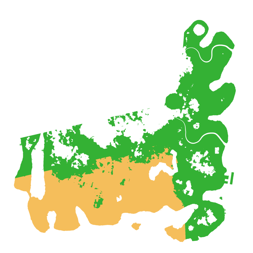 Biome Rust Map: Procedural Map, Size: 4200, Seed: 1306401638