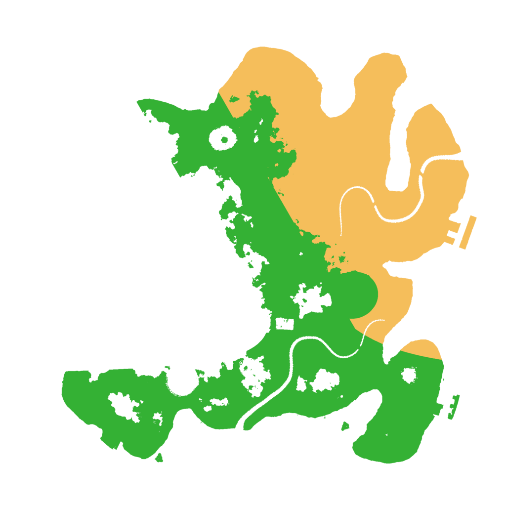 Biome Rust Map: Procedural Map, Size: 3000, Seed: 83656