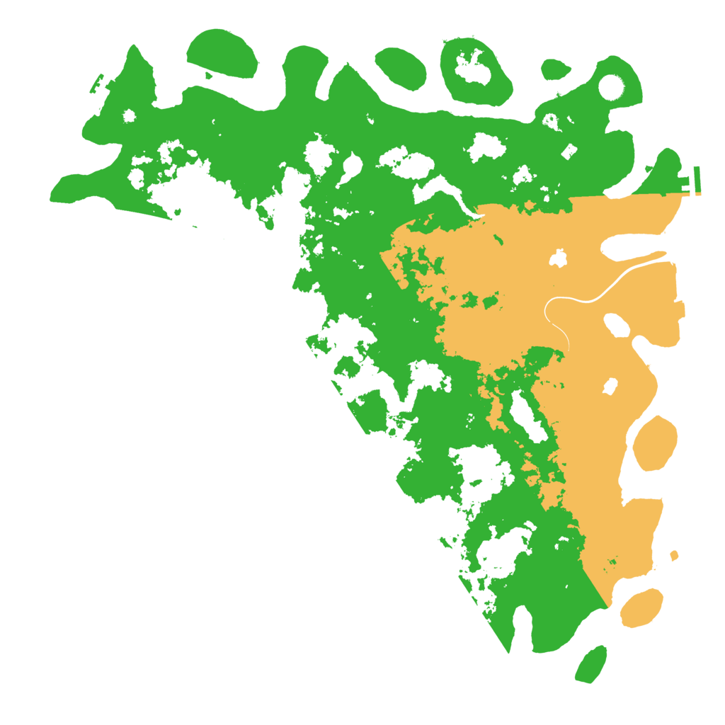 Biome Rust Map: Procedural Map, Size: 5000, Seed: 84541053