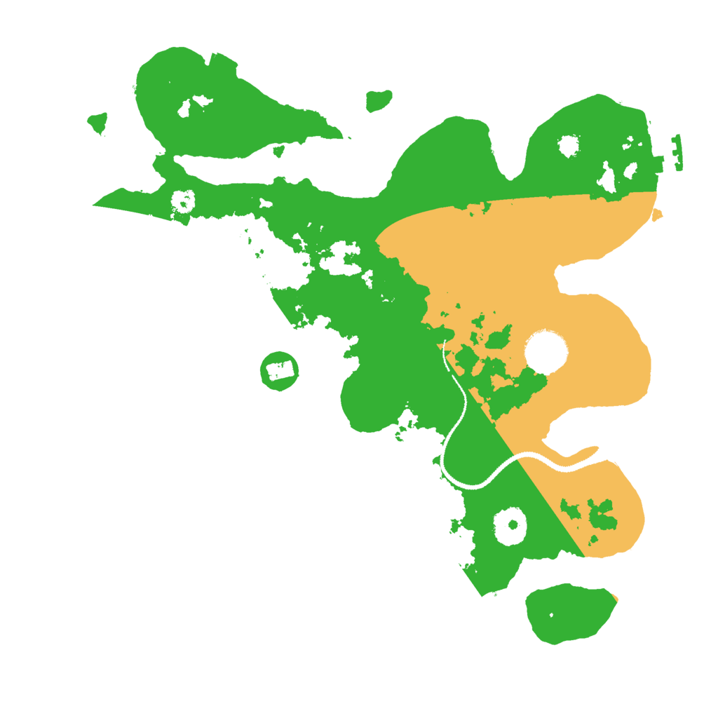 Biome Rust Map: Procedural Map, Size: 3000, Seed: 27347