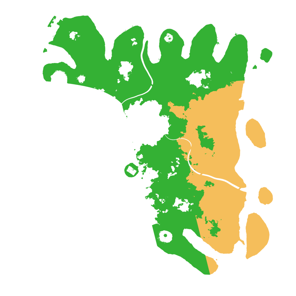 Biome Rust Map: Procedural Map, Size: 3500, Seed: 1426869819