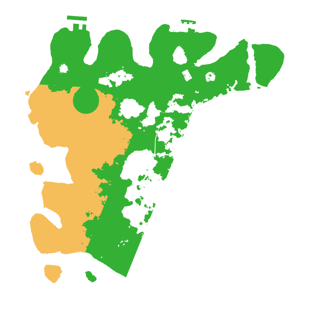 Biome Rust Map: Procedural Map, Size: 3200, Seed: 1262627019