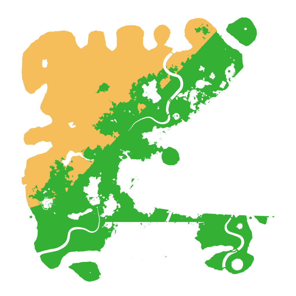 Biome Rust Map: Procedural Map, Size: 4500, Seed: 350934420