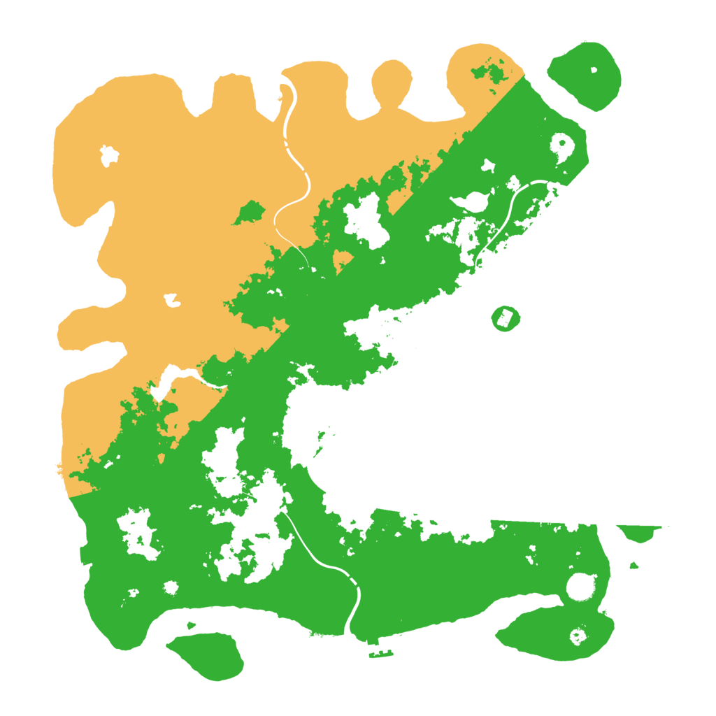 Biome Rust Map: Procedural Map, Size: 4500, Seed: 350934420