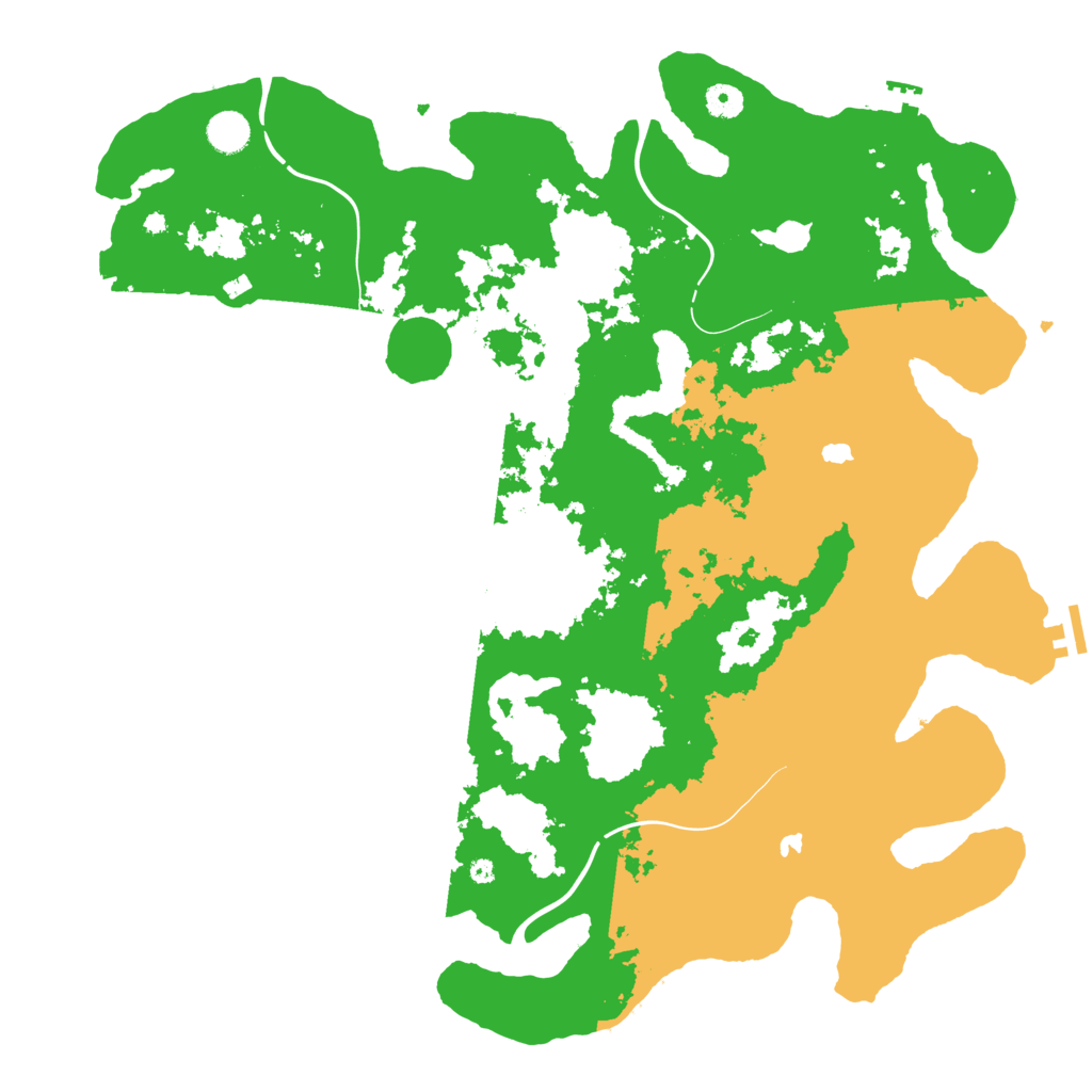 Biome Rust Map: Procedural Map, Size: 4500, Seed: 1288333327