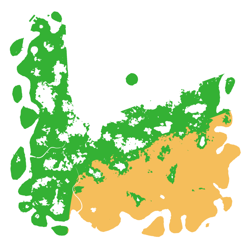 Biome Rust Map: Procedural Map, Size: 6000, Seed: 731358888