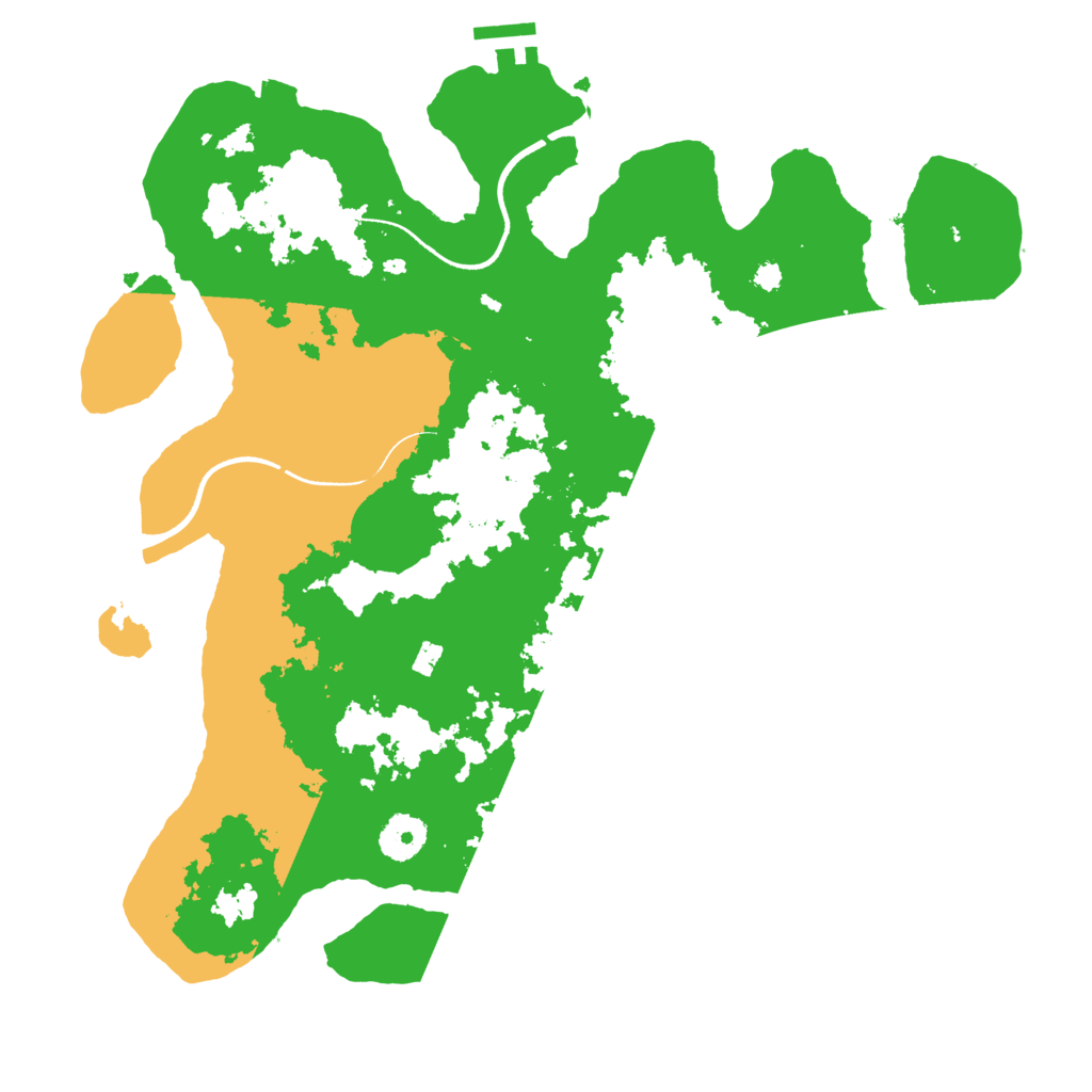 Biome Rust Map: Procedural Map, Size: 3550, Seed: 23