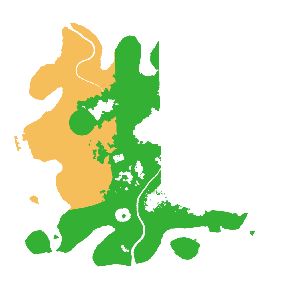 Biome Rust Map: Procedural Map, Size: 3000, Seed: 2070564011