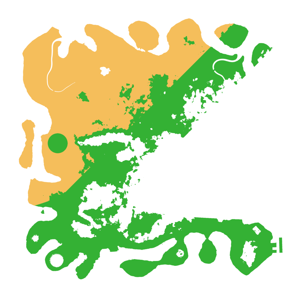 Biome Rust Map: Procedural Map, Size: 4000, Seed: 1454959859