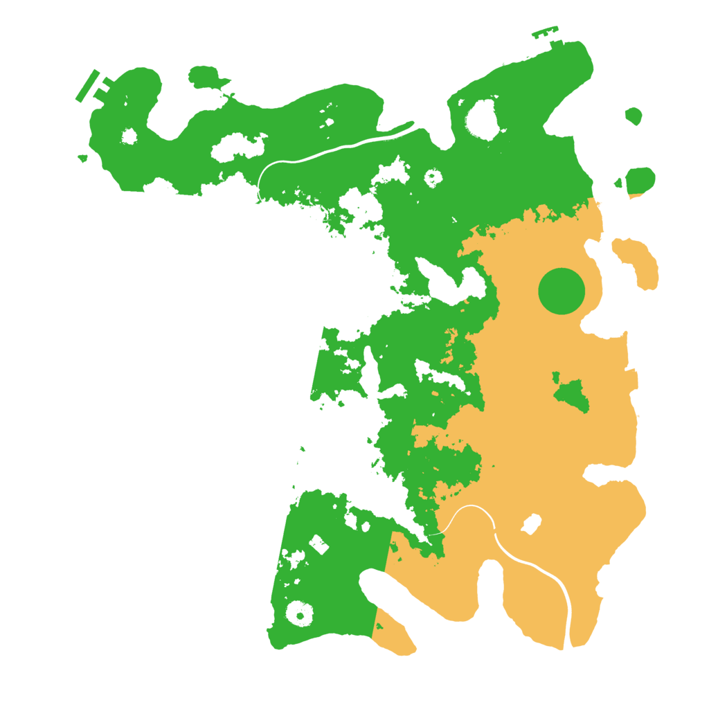 Biome Rust Map: Procedural Map, Size: 4000, Seed: 109805146