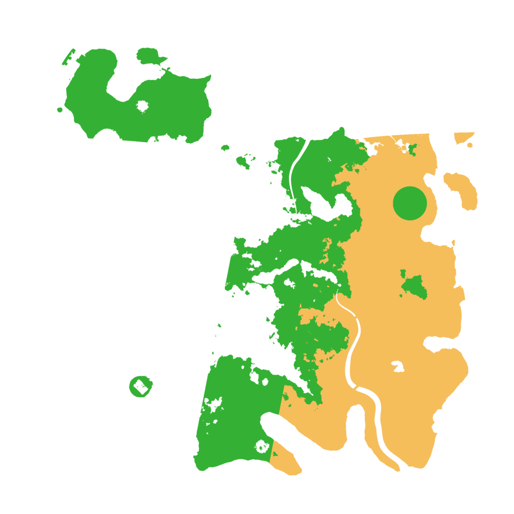 Biome Rust Map: Procedural Map, Size: 4000, Seed: 109805146