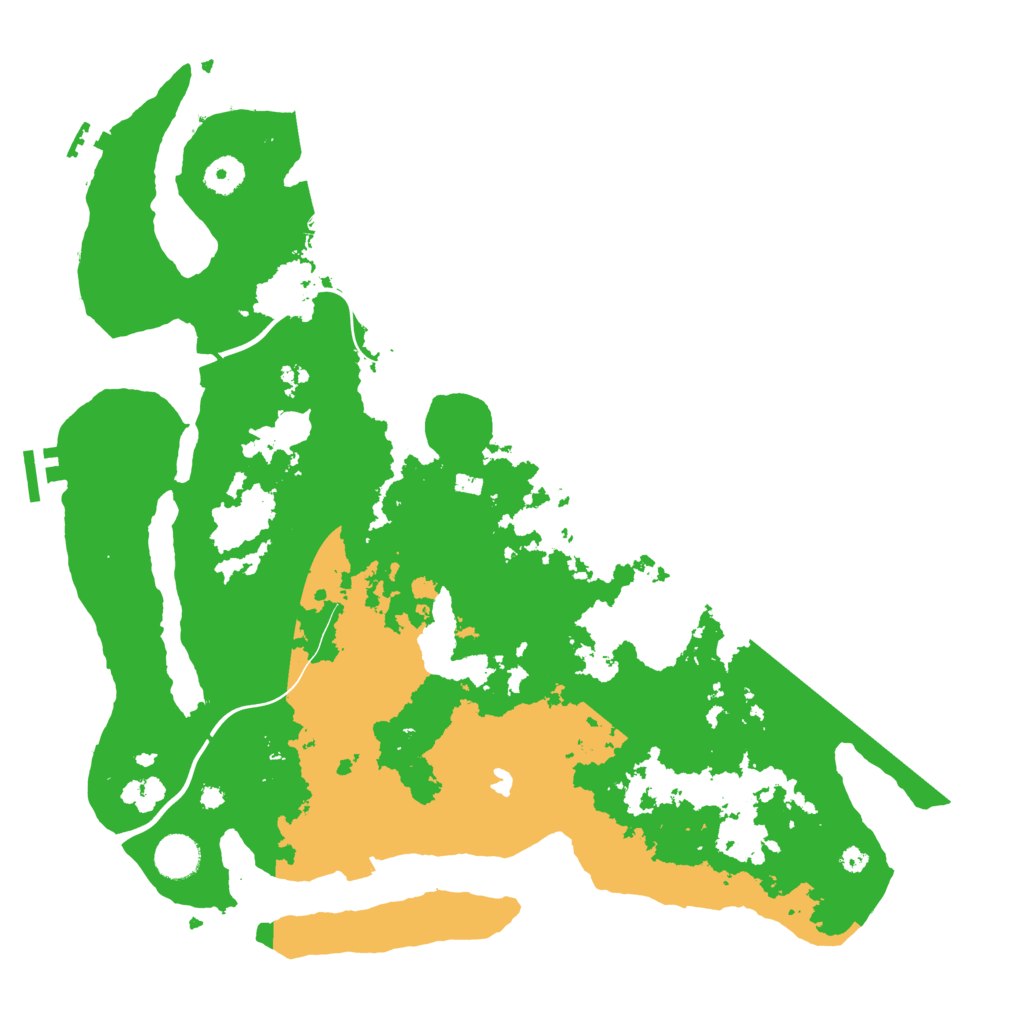 Biome Rust Map: Procedural Map, Size: 4000, Seed: 93557853