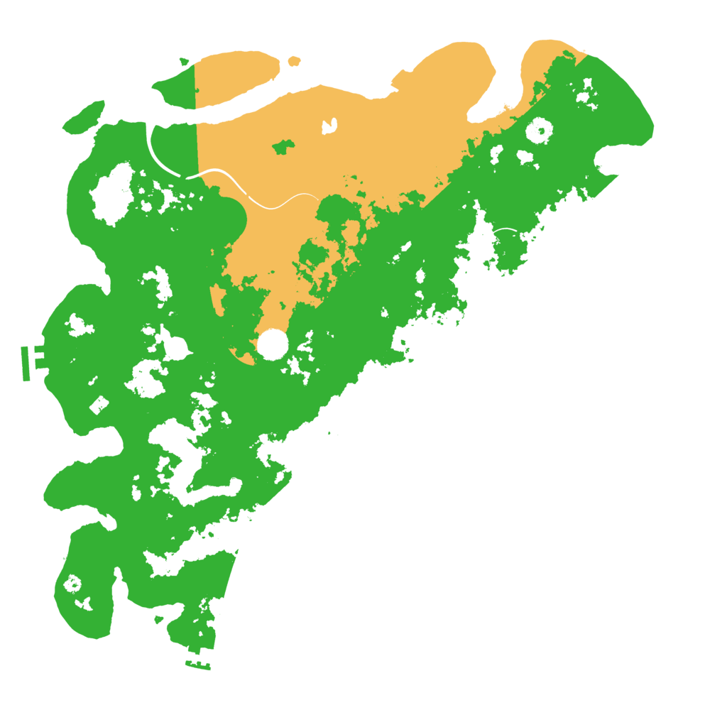 Biome Rust Map: Procedural Map, Size: 4250, Seed: 214404921