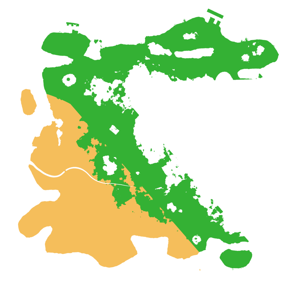 Biome Rust Map: Procedural Map, Size: 3500, Seed: 1214878790