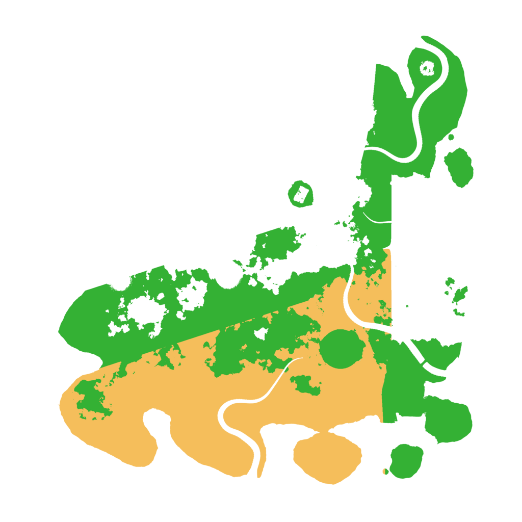 Biome Rust Map: Procedural Map, Size: 3500, Seed: 84530206