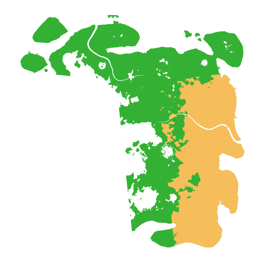 Biome Rust Map: Procedural Map, Size: 3750, Seed: 1345420012