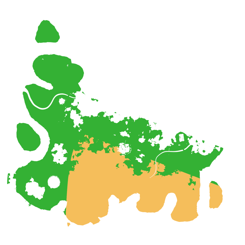 Biome Rust Map: Procedural Map, Size: 3500, Seed: 1822145719