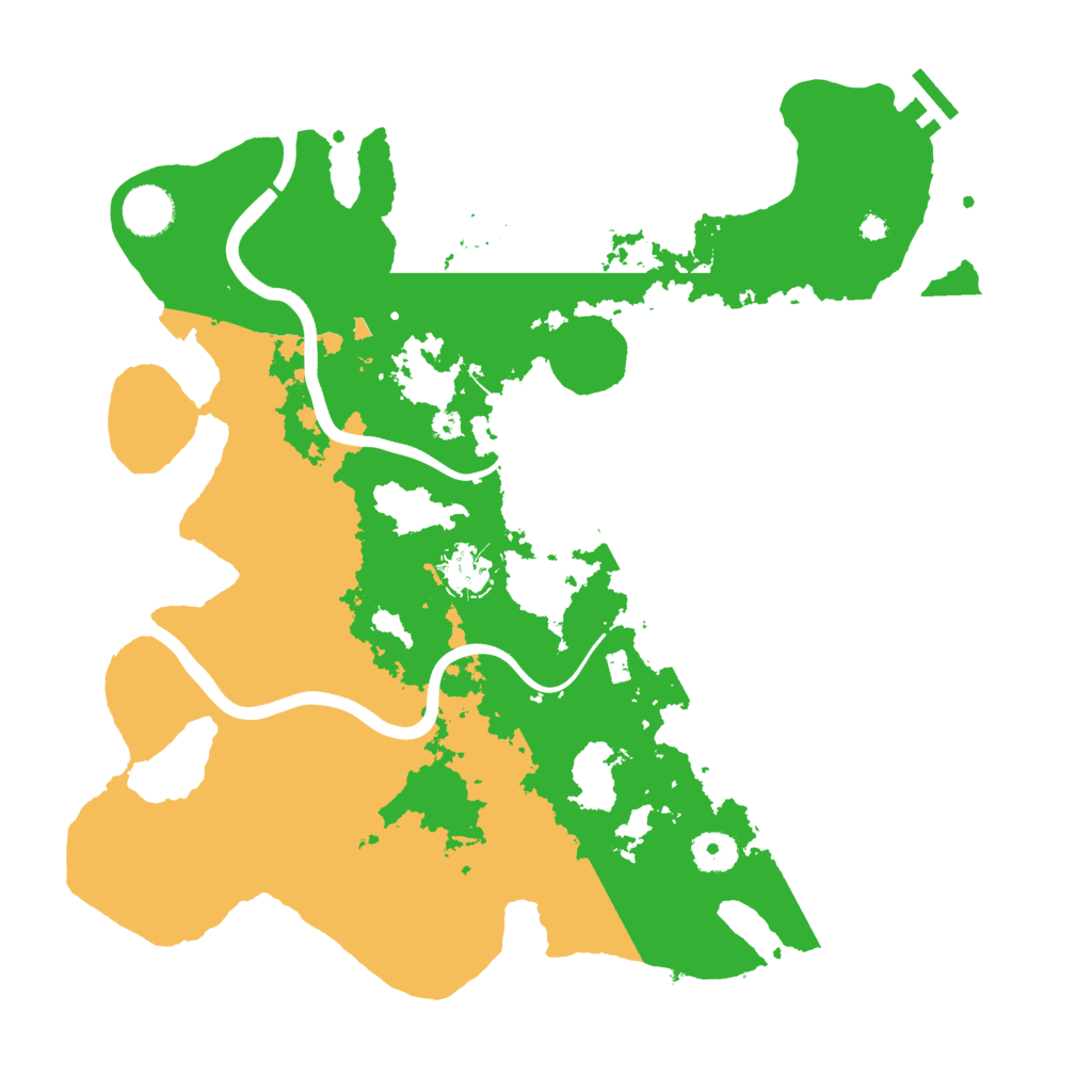 Biome Rust Map: Procedural Map, Size: 3750, Seed: 121452215