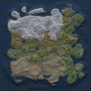 Thumbnail Rust Map: Procedural Map, Size: 3750, Seed: 1640741966, 15 Monuments