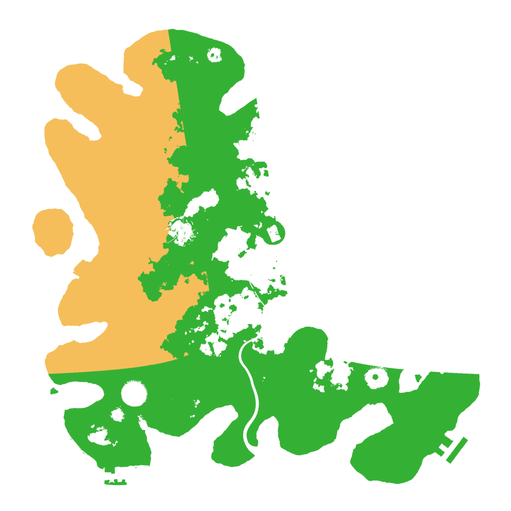 Biome Rust Map: Procedural Map, Size: 3500, Seed: 1178767787