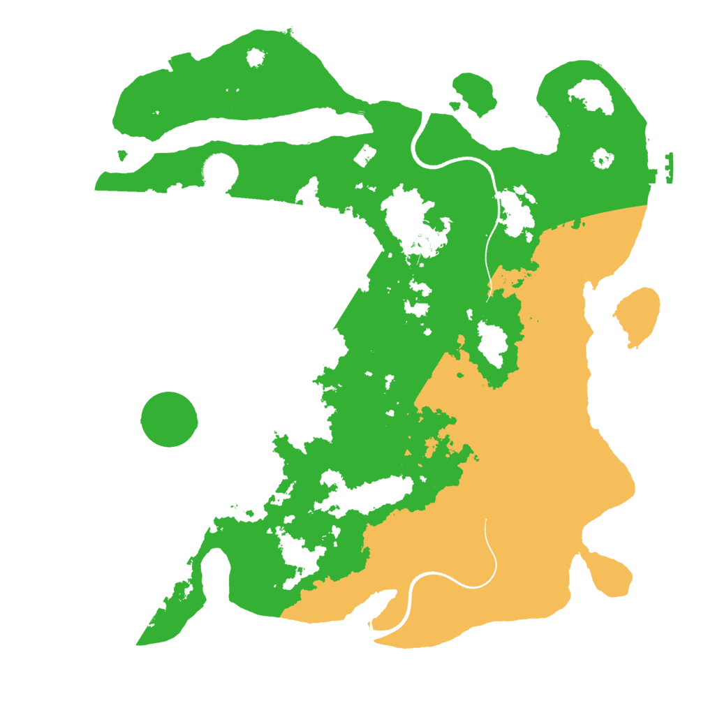 Biome Rust Map: Procedural Map, Size: 3500, Seed: 1893011114