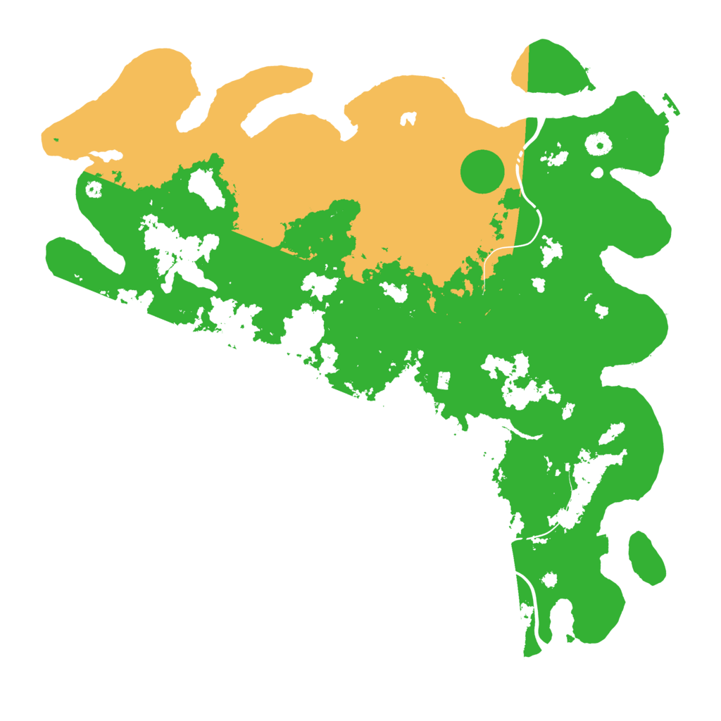 Biome Rust Map: Procedural Map, Size: 4333, Seed: 1743661055