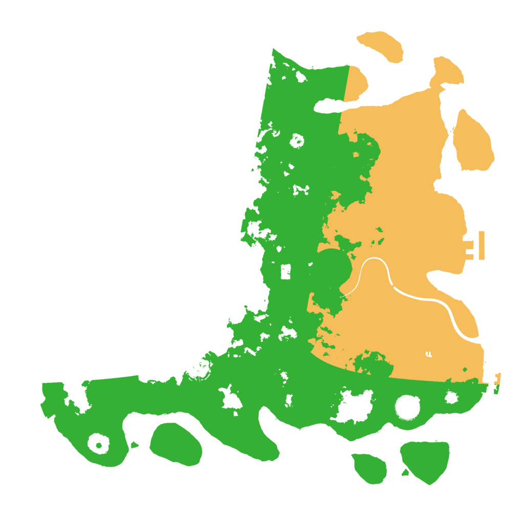 Biome Rust Map: Procedural Map, Size: 3700, Seed: 1672064456